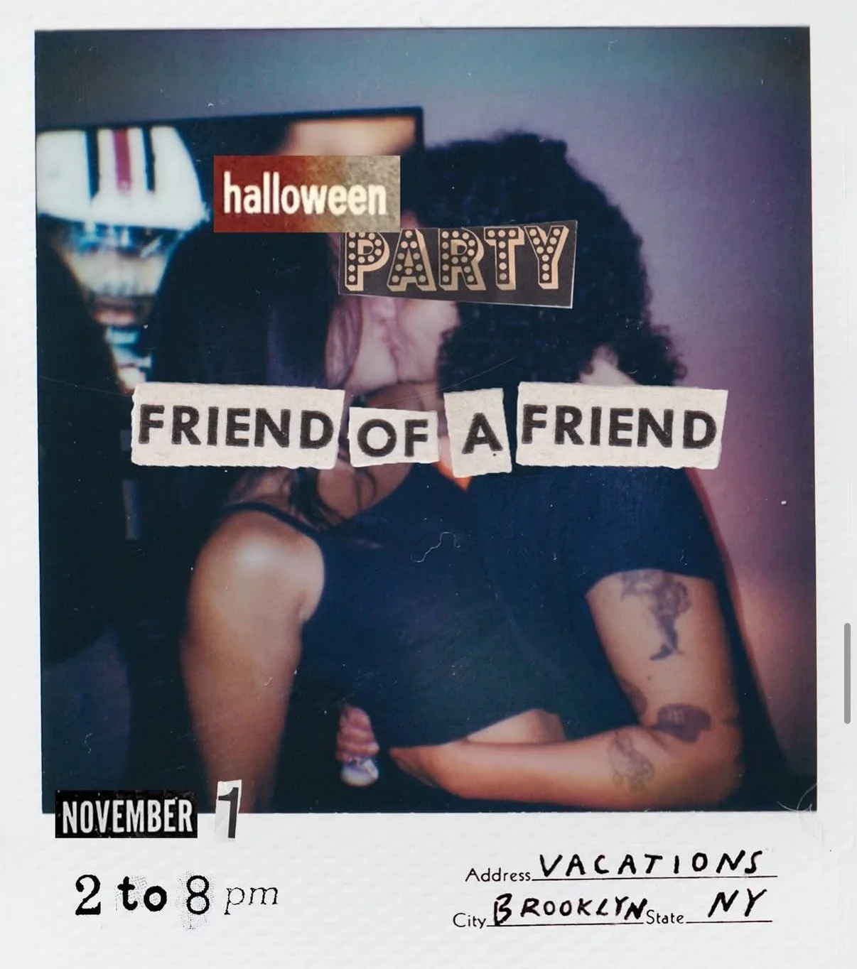 Friends of a Friend Halloween Party