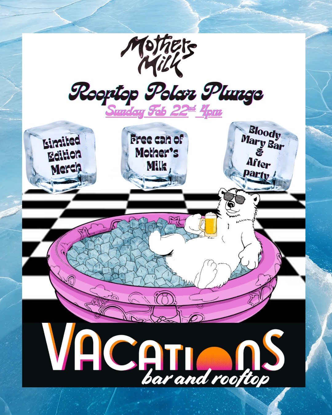 Mother’s Milk Hard Coconut Water Rooftop Polar Plunge Party 