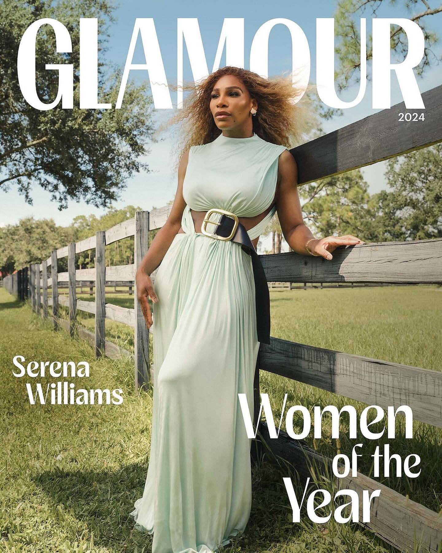 @serenawilliams Woman of the Year cover for @glamour magazine. Sewing on set with such an amazing woman is always a great experience! Repost from @glamourmag
&bull;
@SerenaWilliams is a 2024 Glamour global Woman of the Year.

She may be the GOAT of t