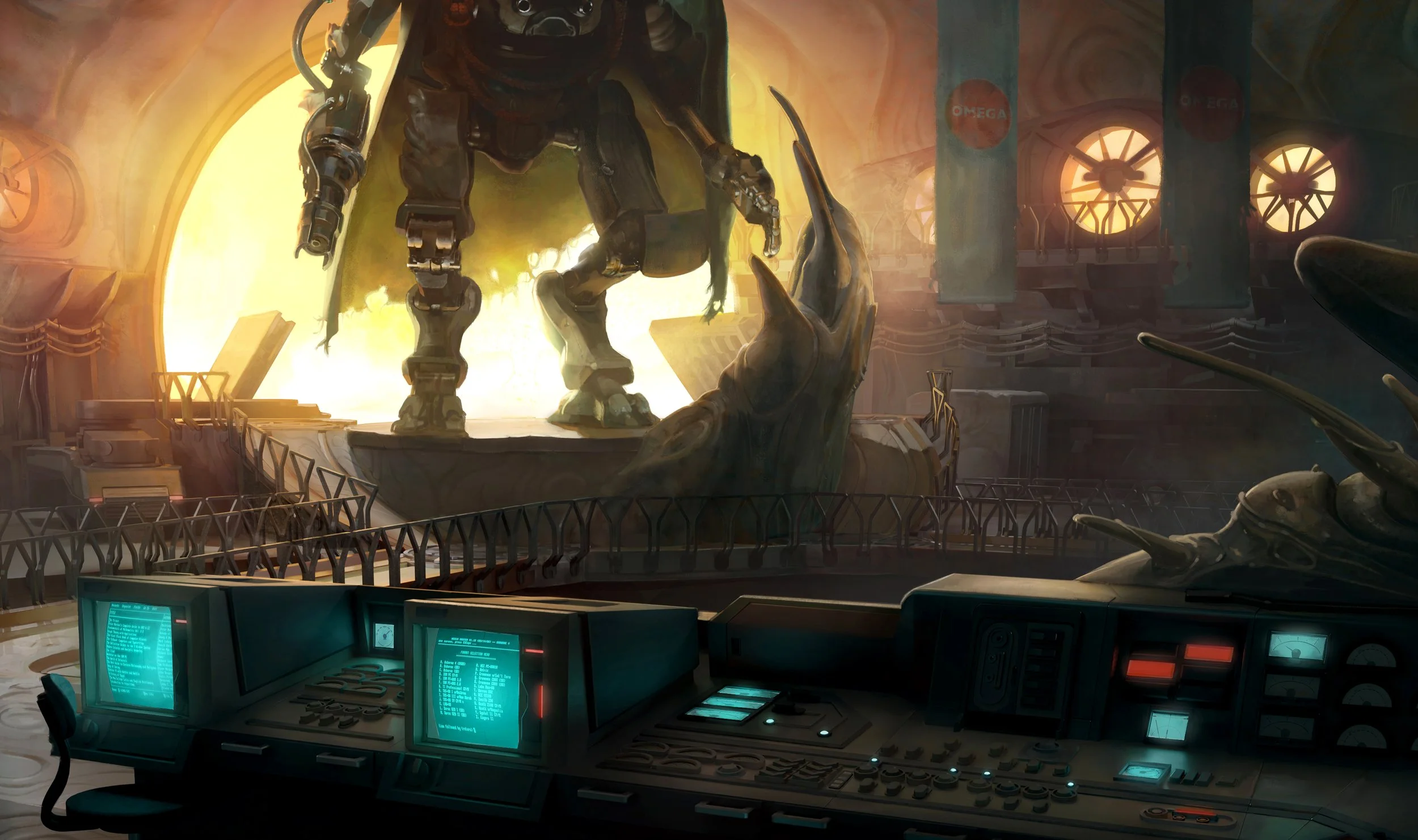 Omega Colony Launch Hangar