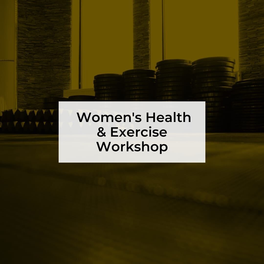 What can we do to help more women with their fitness and wellbeing journey?

We are very excited to bring you an evidence-based workshop on

🎢Understanding the menstrual cycle
🥇How this impacts exercise performance
🦸🏼&zwj;♀️How to optimise physic