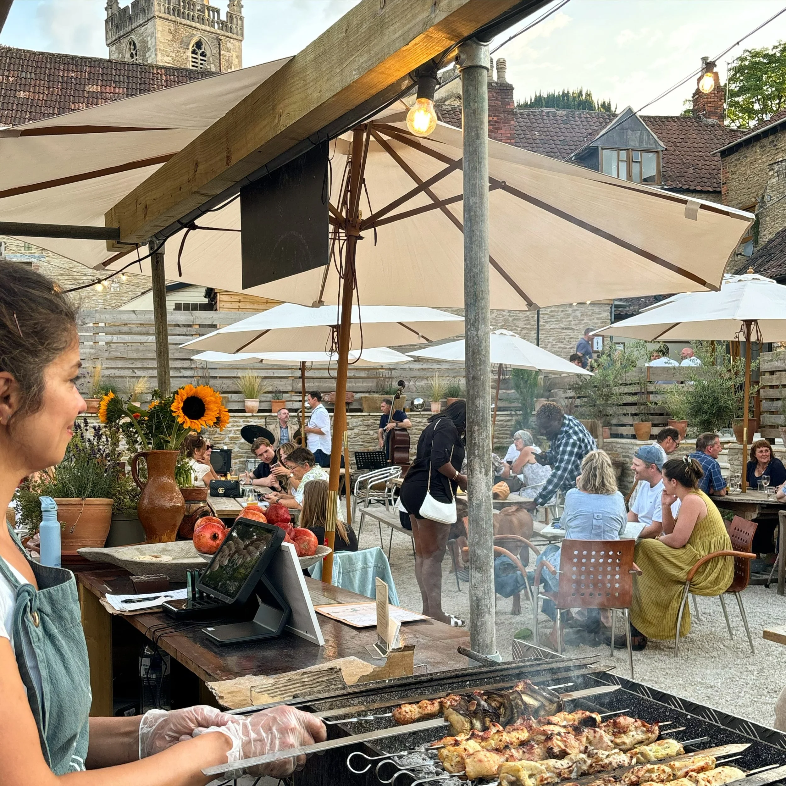 The last day of Bita&rsquo;s Persian fire kitchen at @communafrome for August is today! Would love to see you there 🥰 It&rsquo;s been a lovely summer residency at Communa - and we&rsquo;re excited for more supper clubs and pop ups together for the A