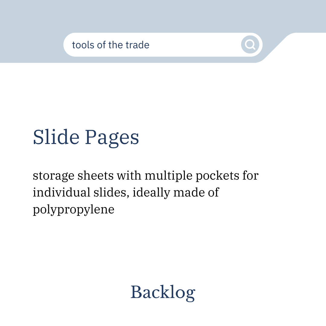 Tools of the Trade: Slide Pages