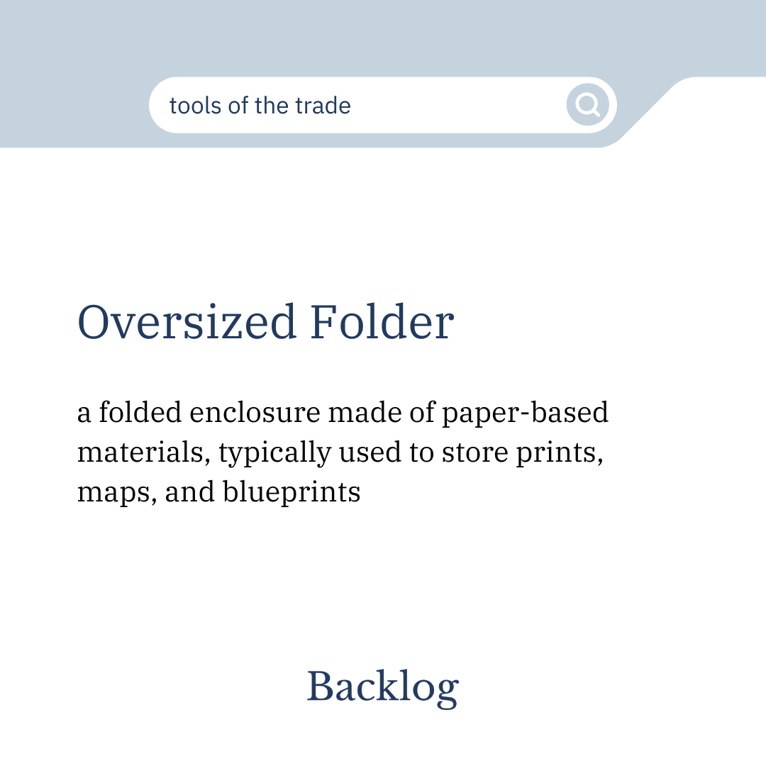 Tools of the Trade: Oversized Folder