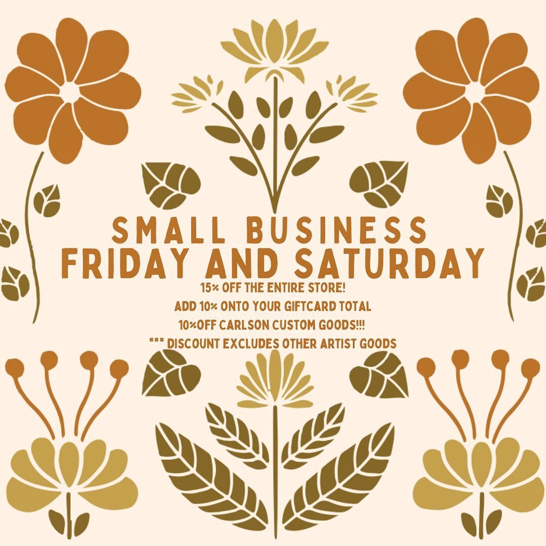 🚨SALE!🚨SALE!🚨SALE!🚨

🪩 Join us this Friday and Saturday for our small business weekend!! Enjoy 15% off the ENTIRE store (this excludes most artist goods)
Have an uncommon plant you&rsquo;ve been eyeing? Now&rsquo;s the time to come snatch it up 