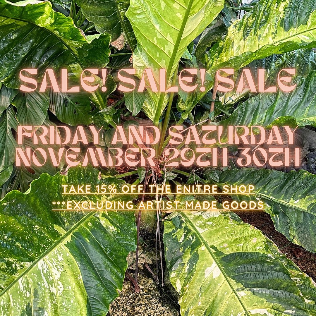 We&rsquo;re getting pumped for a weekend full of fun!! Lots of new stuff will be on the sales floor ready to add to your collection. We are so incredibly thankful for you all, to show our appreciation we&rsquo;re offering 15% off everything in the sh