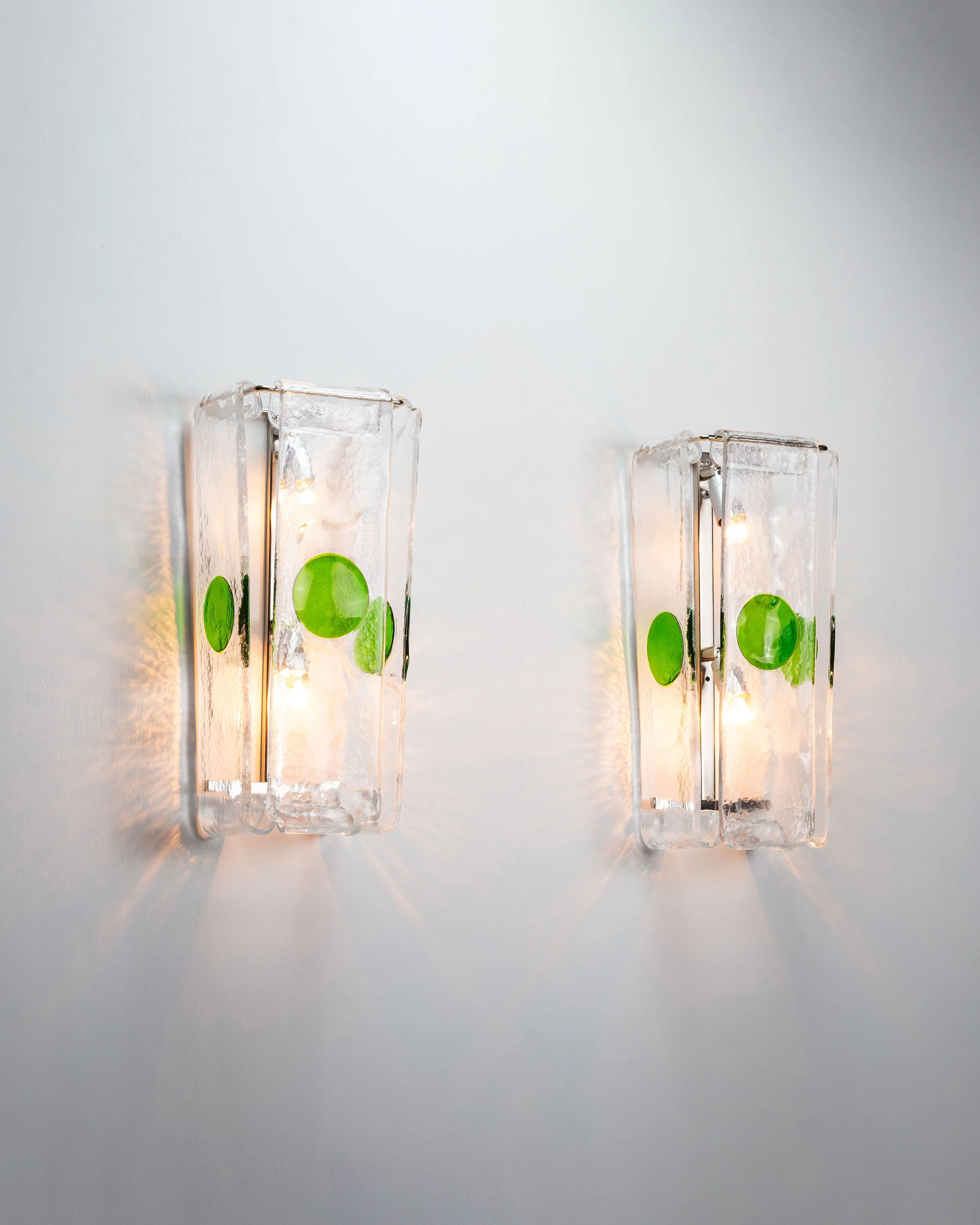 Leucos Glass Wall Lights