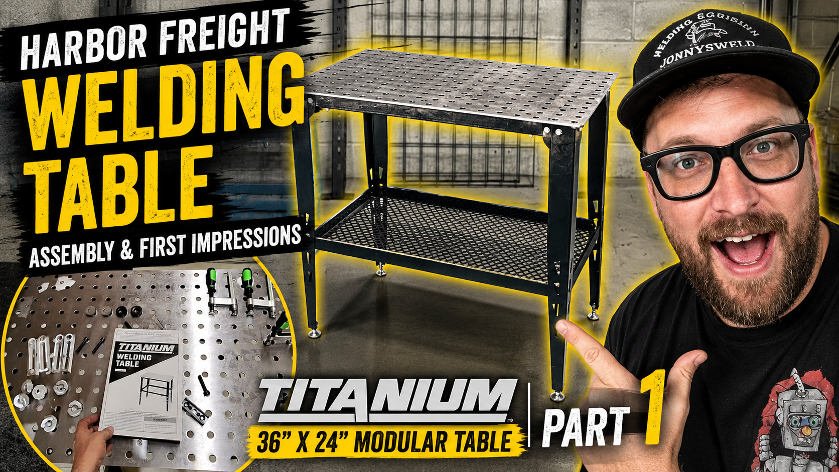 Build a TITANIUM Harbor Freight Fixture Weld Table