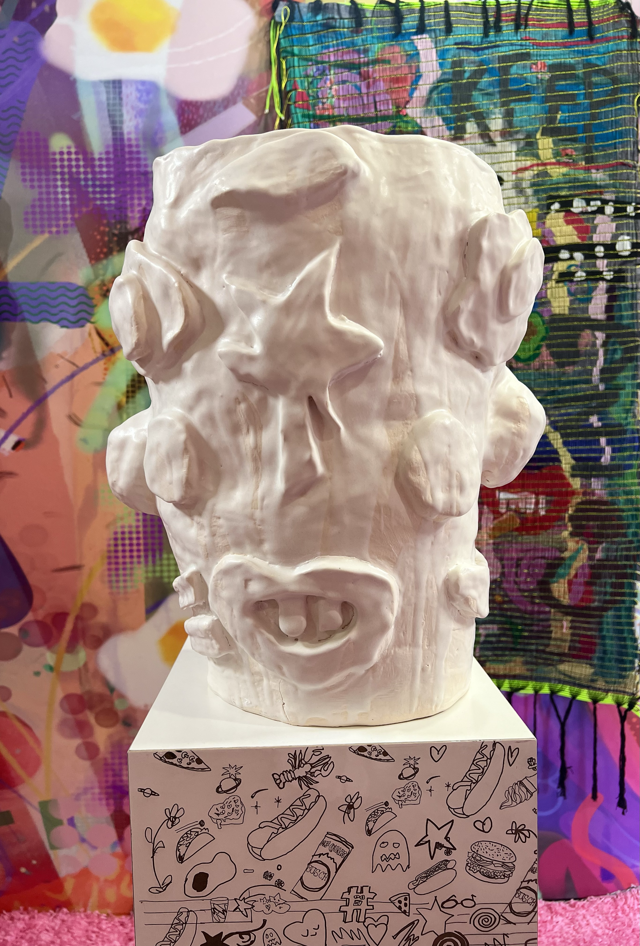 How many tchotchkes sad are you series
Details large ceramic pots from Spring Break Installation.
2023