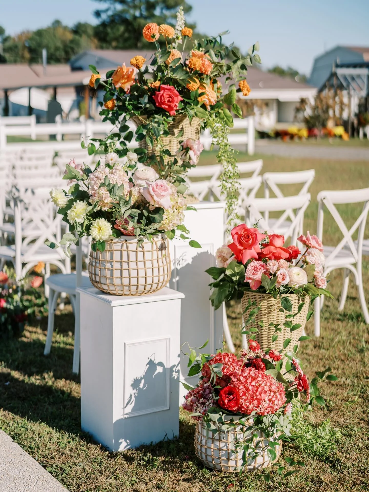 Our pedestals, styled to perfection 🤍✨
From romantic florals to statement signage, desserts, candles, or even photos &mdash; these pieces are made to elevate every detail of your event. 🌸

We currently have 2 tall + 2 short pedestals in our invento