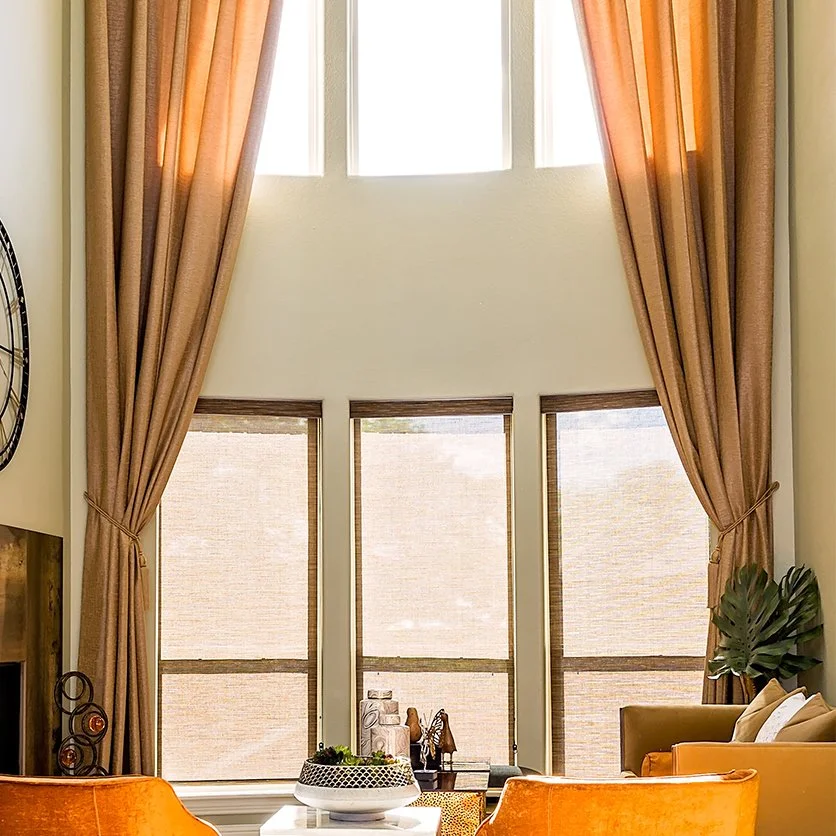 Window treatments for interior space