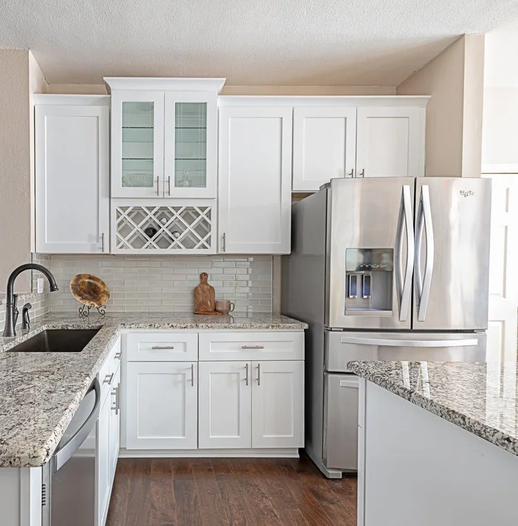 Kitchen remodel white cabinets