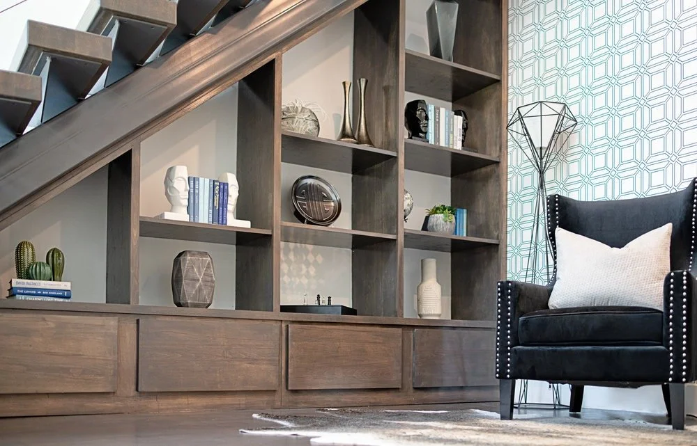 Under staircase storage