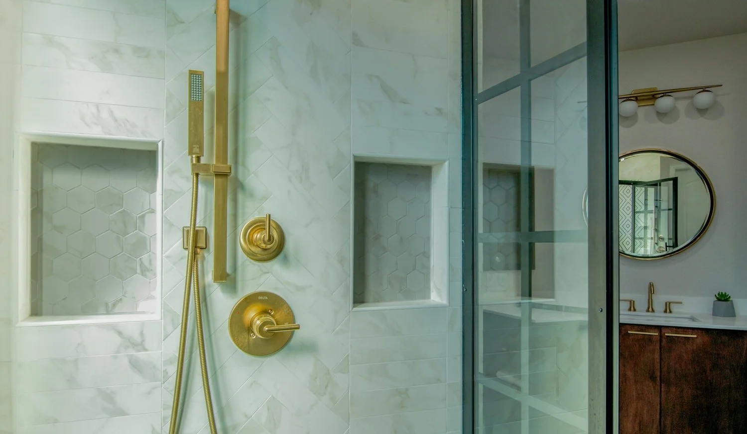 Custom shower installation