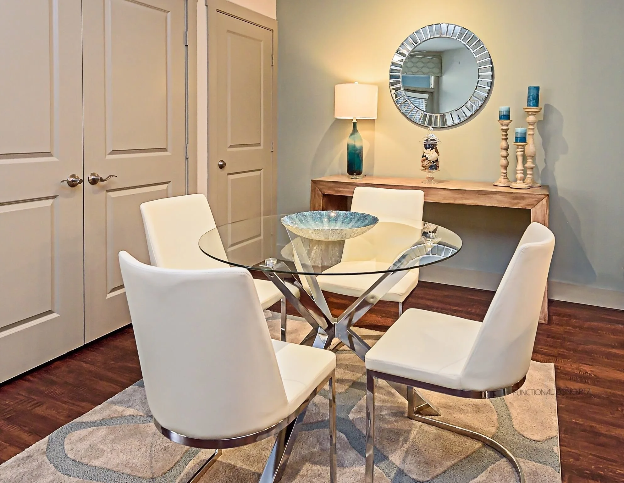 Dining area seating design