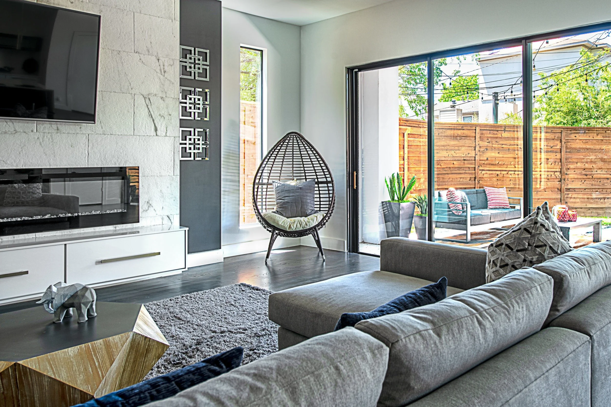 Living room with couches