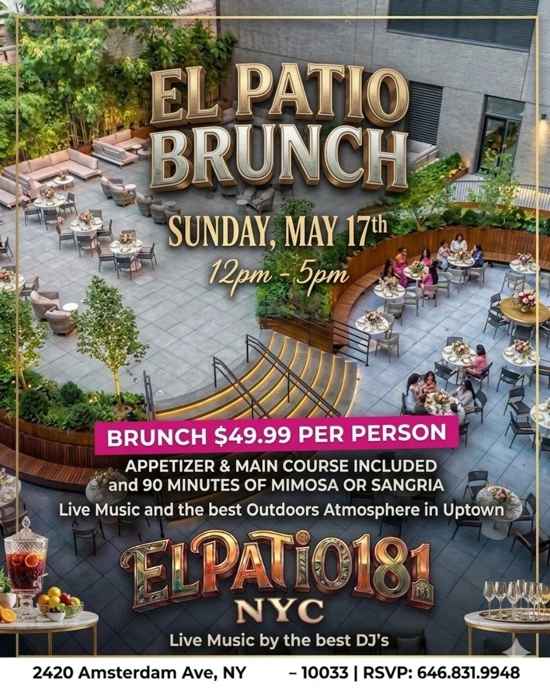 Patio Brunch Every Sunday