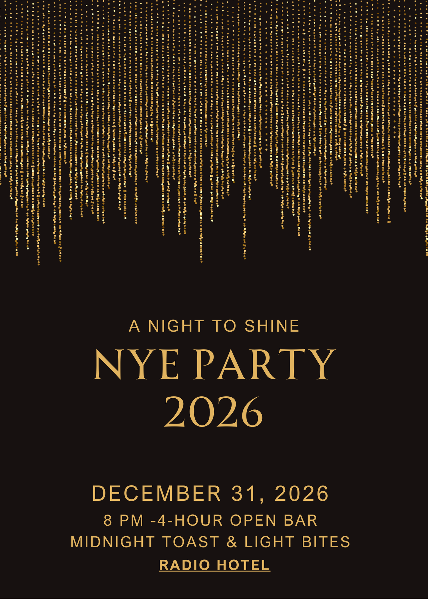 New Years eve Party at Radio Hotel