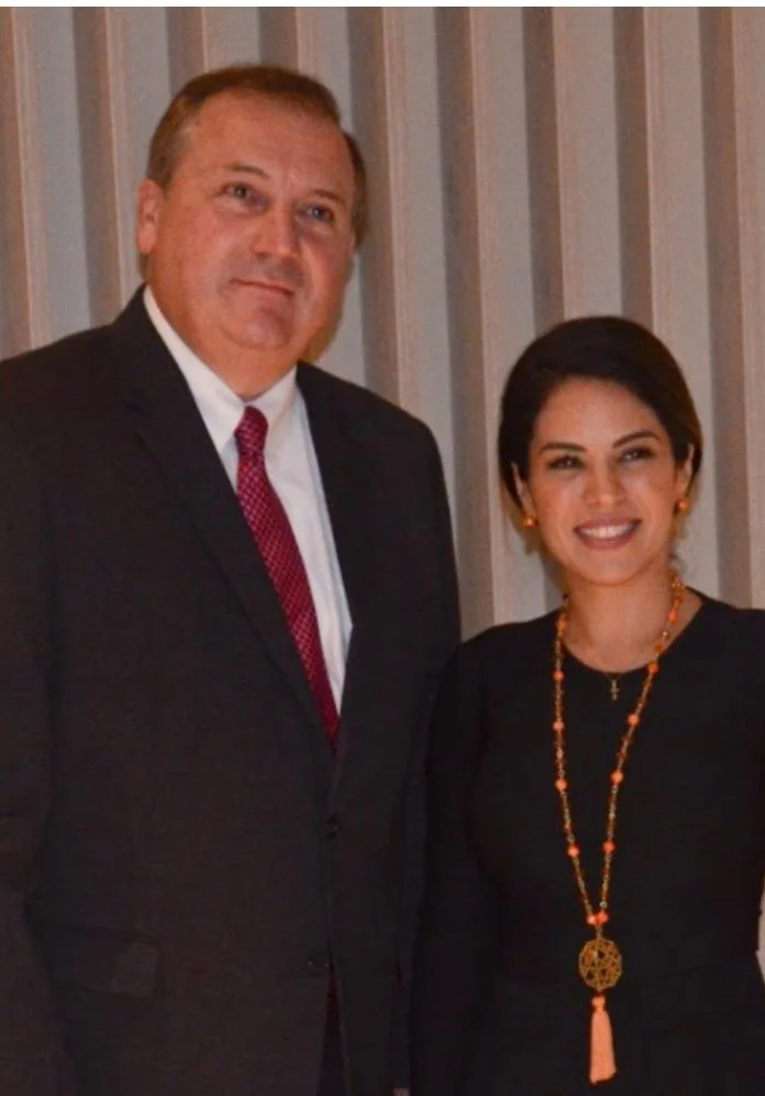 Rafael “Ray” Estrada, President of EGF meets with Venezuelan Ambassador Maria Faria