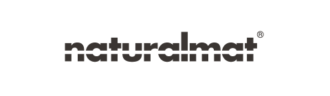 Naturalmat logo in black text on a white background.