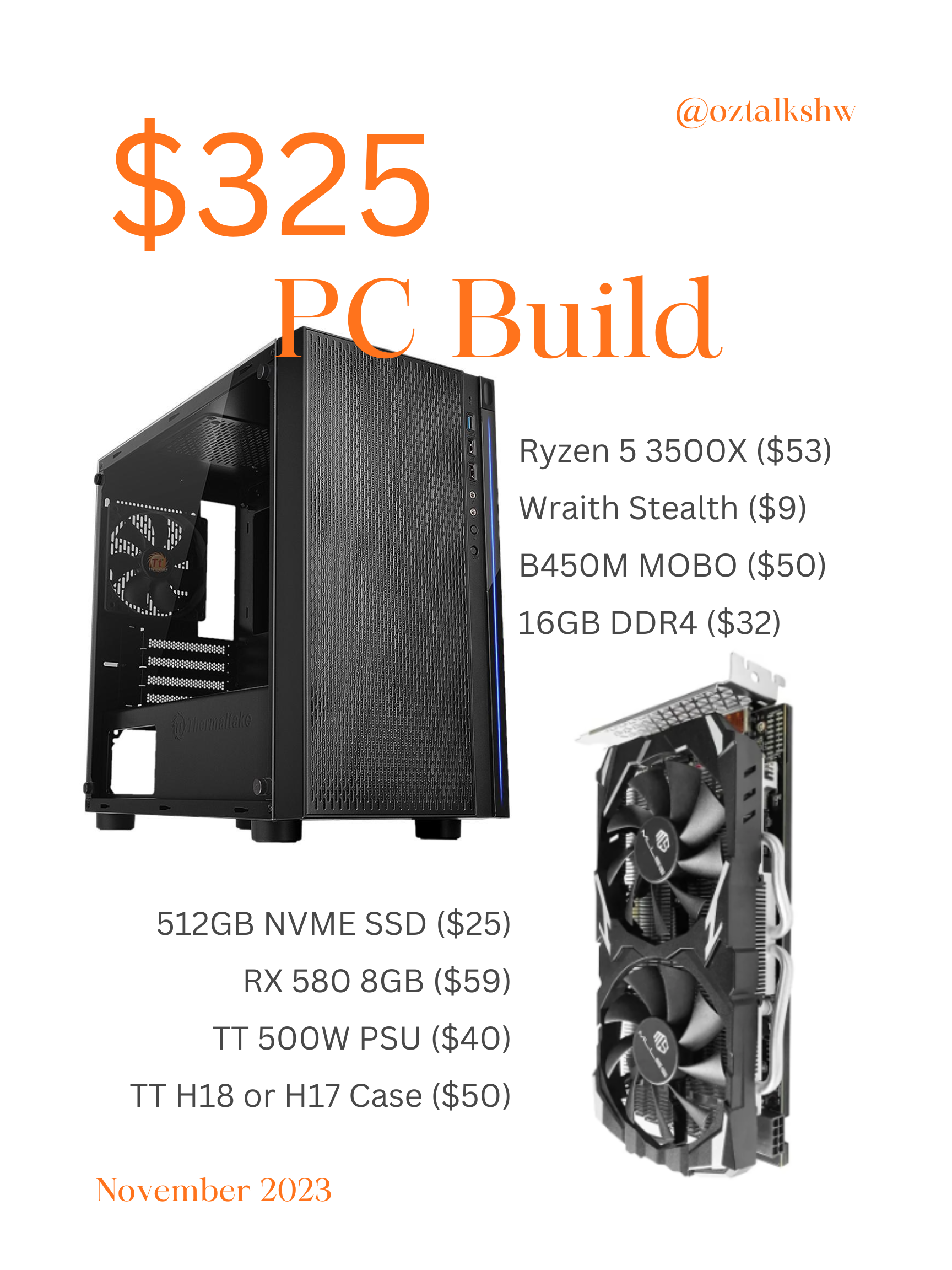 November 2023 Builds 325 & 500 — oztalkshw