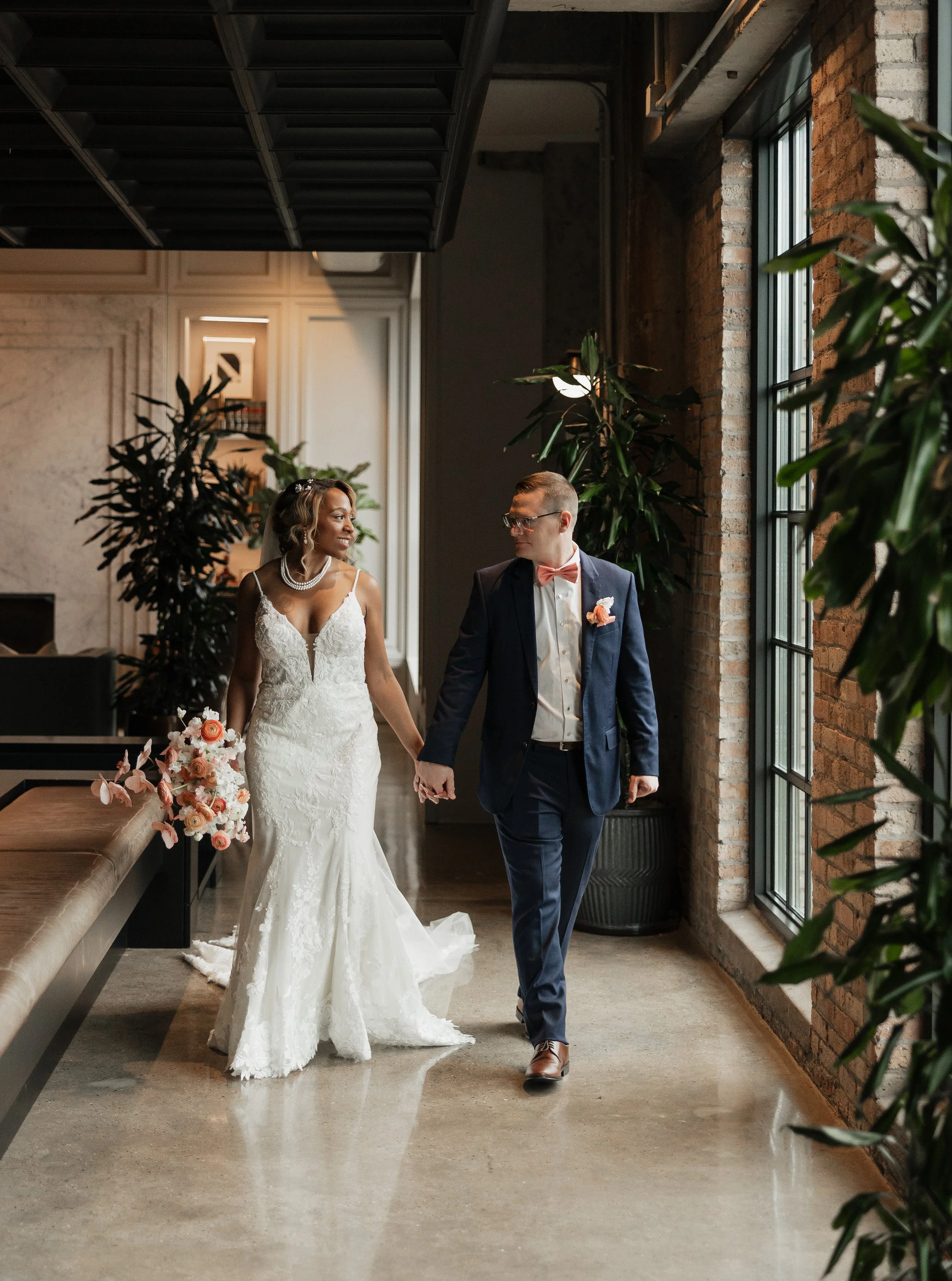 Danielle and Tim's wedding epitomized luxury and sophistication, meticulously orchestrated by Details Chicago. Hosted in a premier Chicago venue, the celebration showcased opulent floral arrangements, exquisite décor, and a refined ambiance. The even