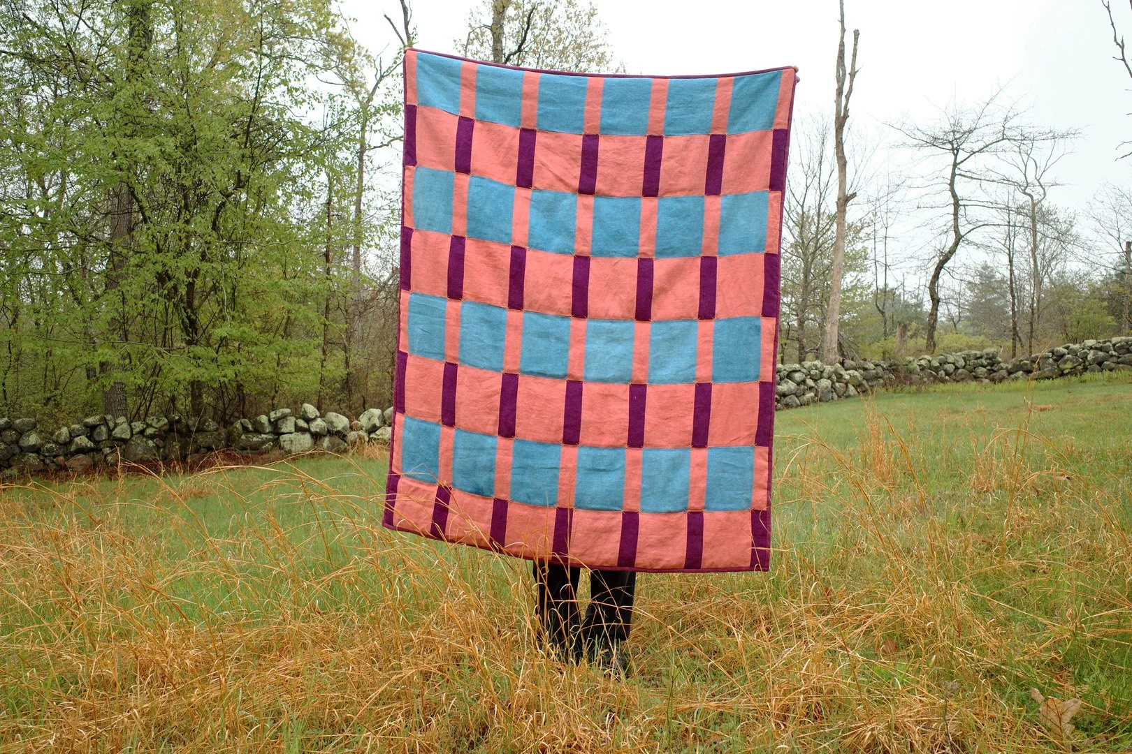 Linen & Wool Quilt— Indigo, Cochineal & Madder →