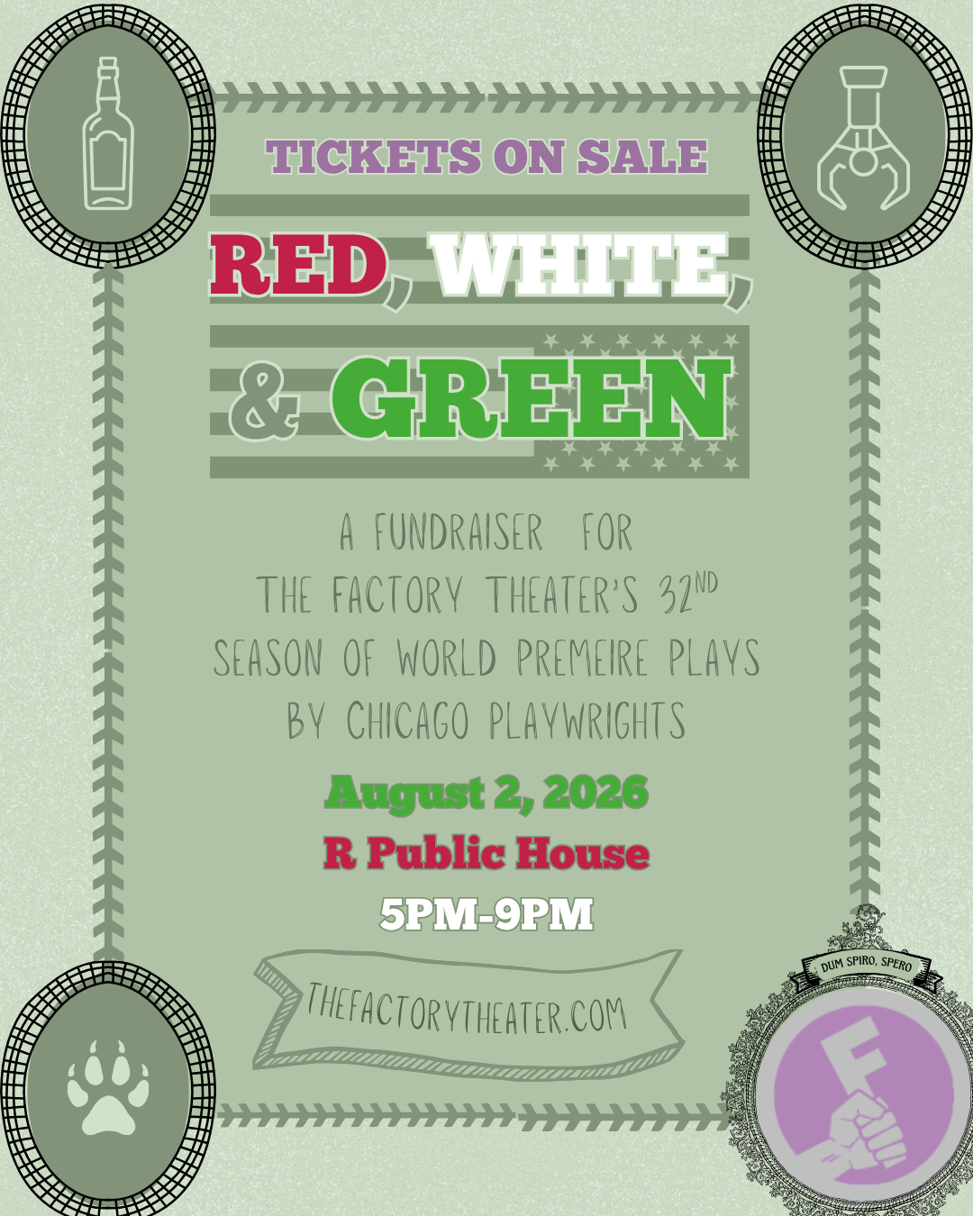 Red, White, and GREEN: A Factory Fundraiser for Season 32!
