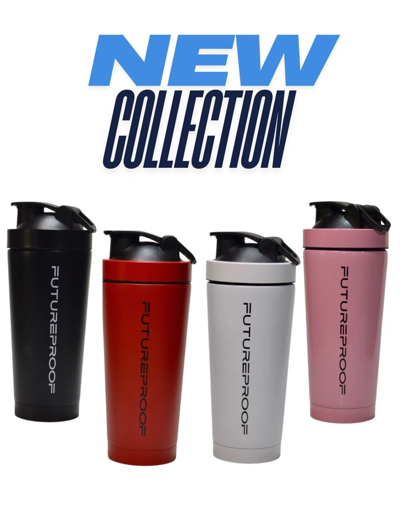 The new Futureproof stainless steel shaker is designed for daily use&mdash;durable, insulated, and easy to clean.
Whether it&rsquo;s protein, electrolytes, or your daily routine, this bottle is built to support consistency.
Progress is built over tim