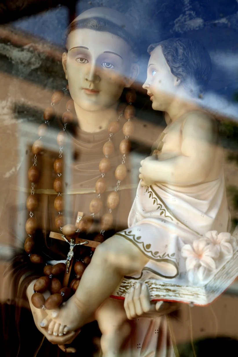 Baby Jesus with Monk, Votive, Edicole Votive, Votiva, Italy, Catholic,