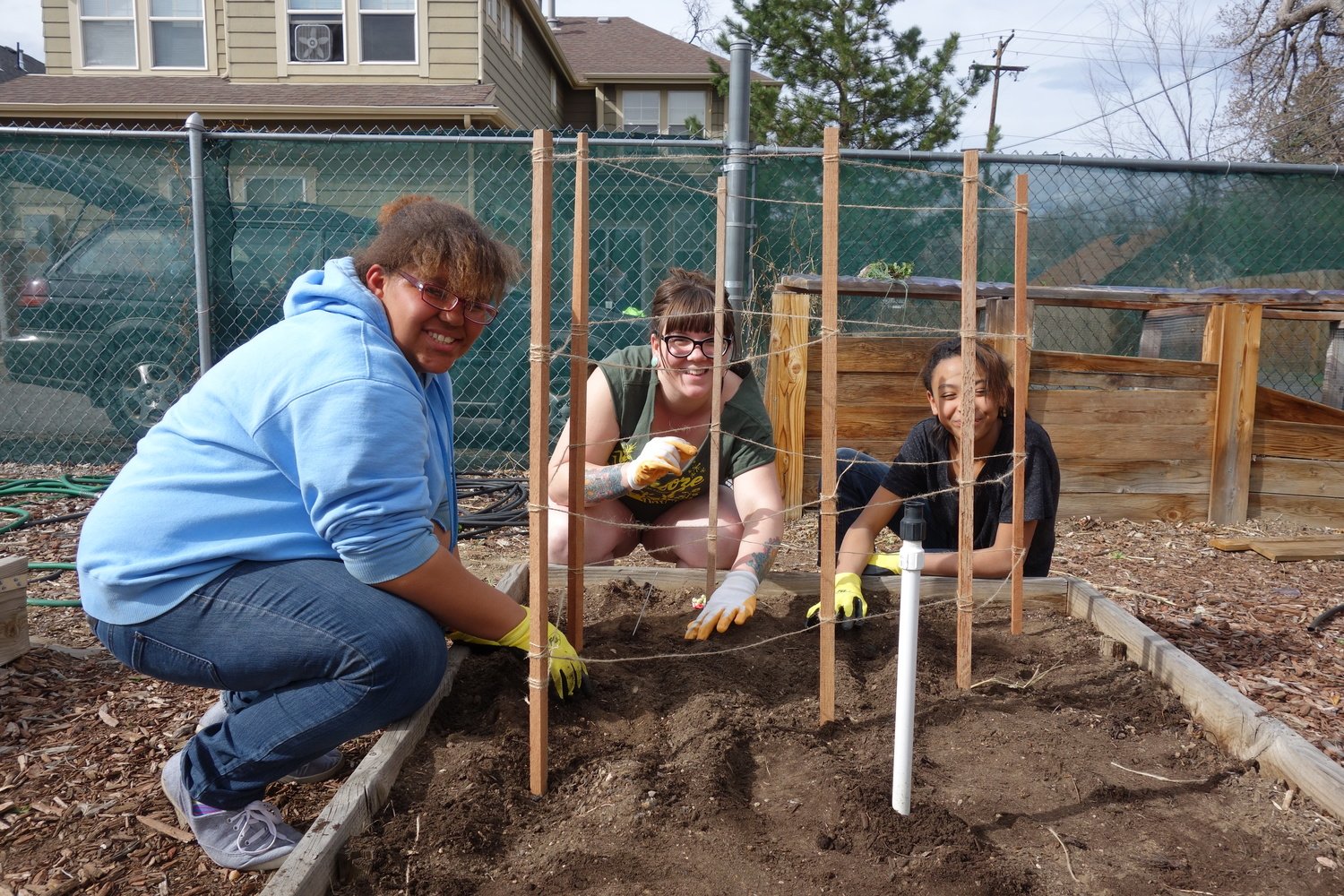 A therapeutic horticulture garden is a great place to nurture plants and get dirty.