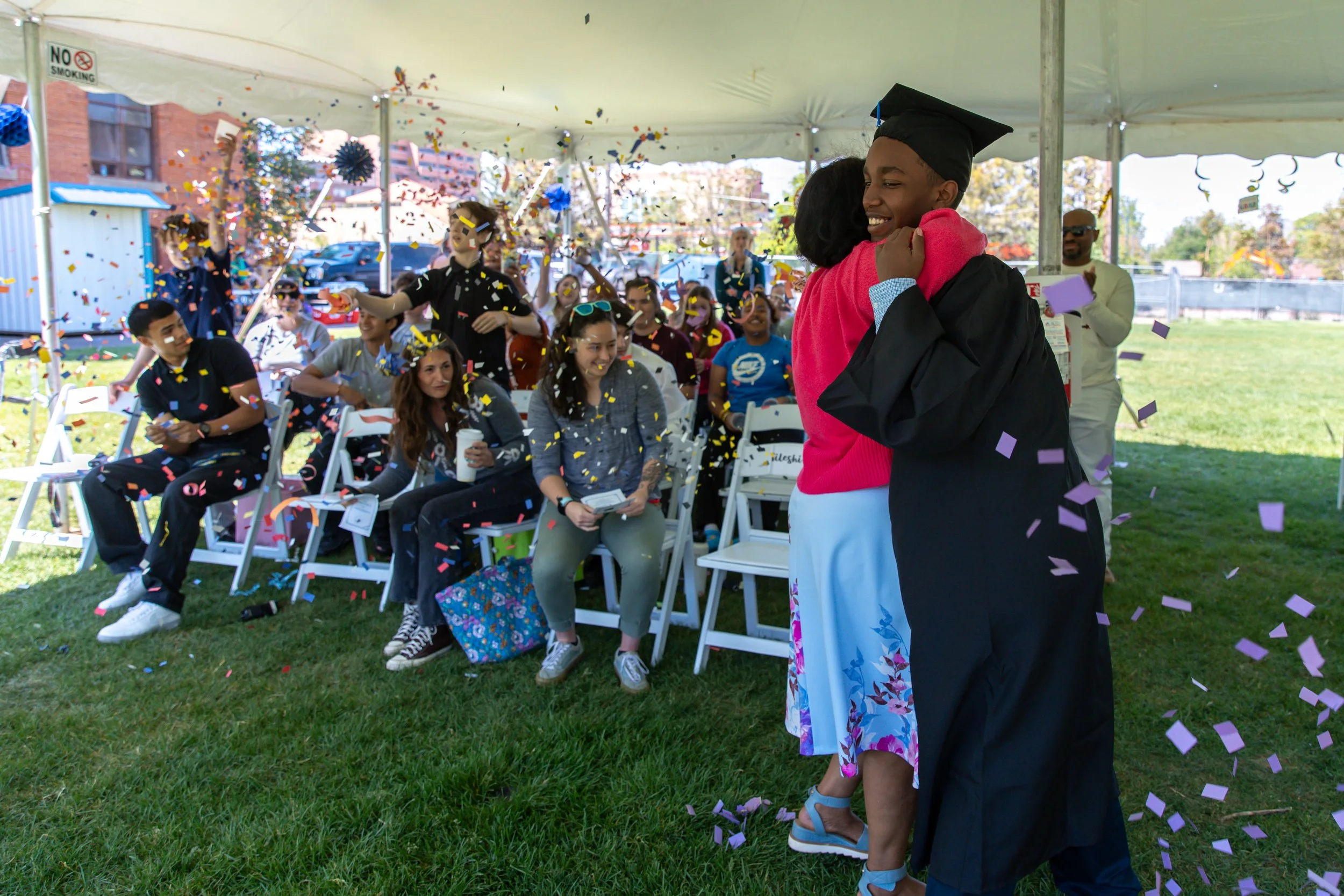 We are here to help build skills and give kids a chance to try again, that includes attending and graduating from high school.