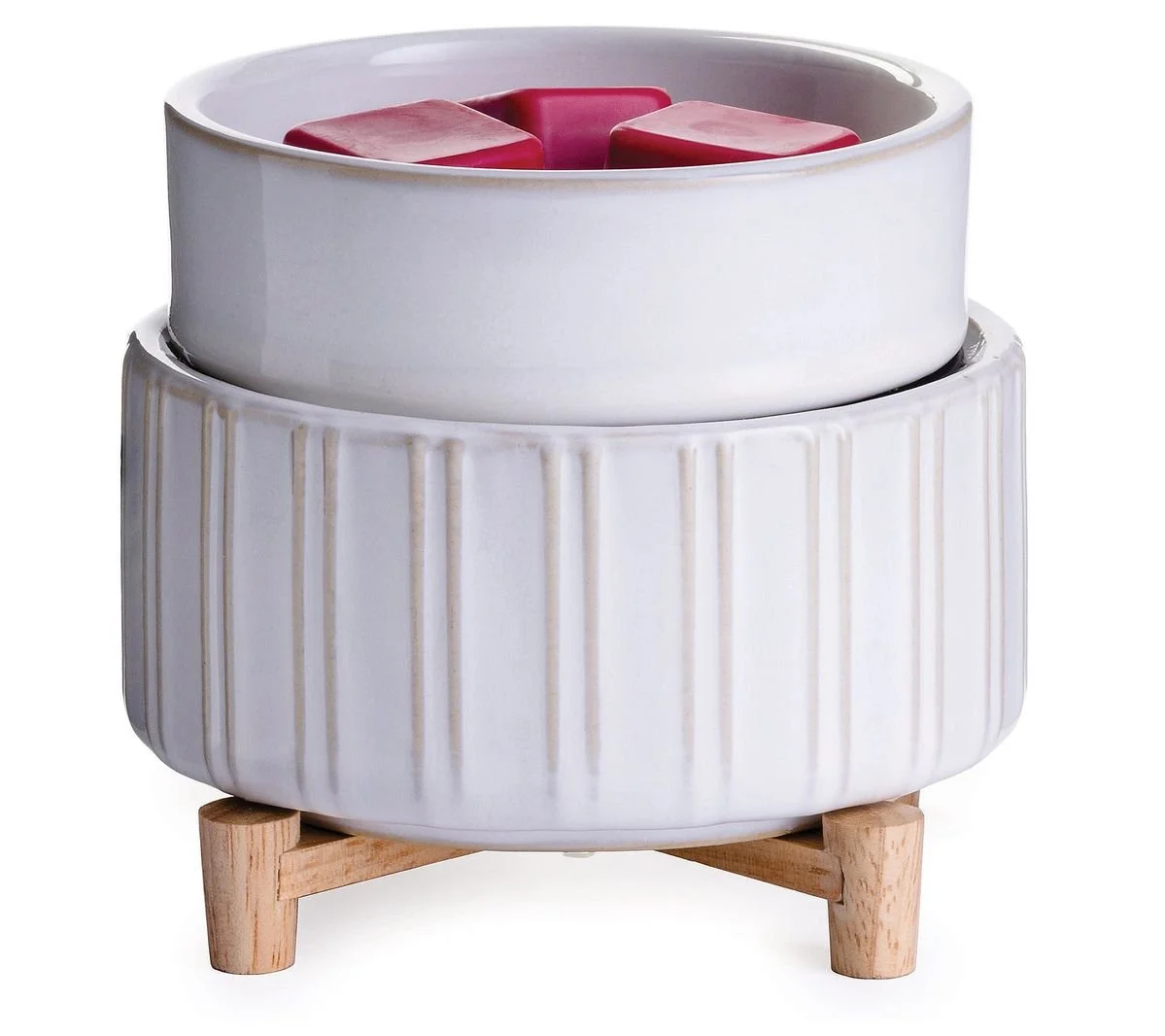 2 in 1 Ceramic & Wood Warmer