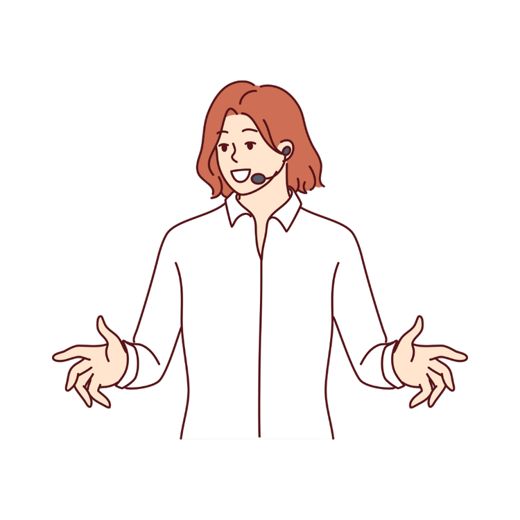 EdTech and microcredential platform character illustration