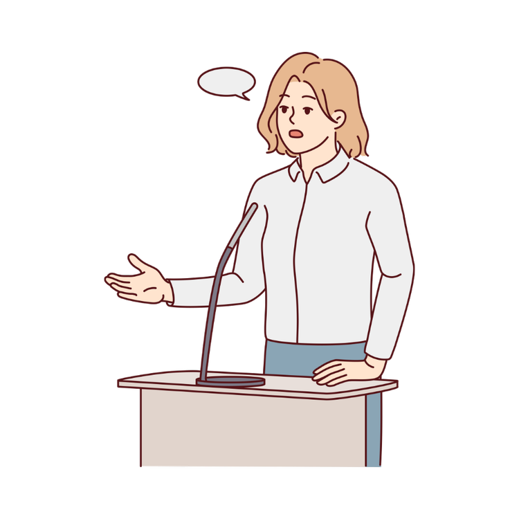 State workforce character illustration