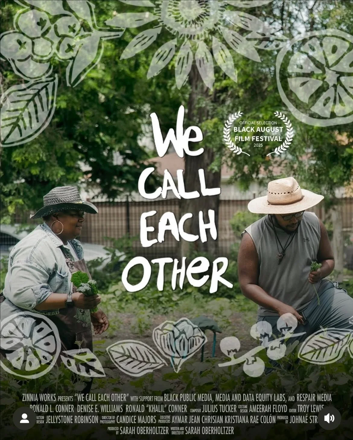 We were a part of something special! Last summer we had the honor of hosting the filming of @wecalleachother at our farm 🌻 and we got to be extras! It was always @mecca.bey.7&rsquo;s dream to be on the big screen. This film is dedicated to her legac