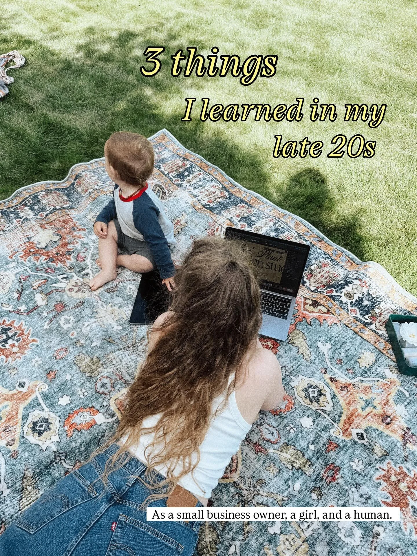 Big sistering my younger self 😌
3. is actually what I find the most joy in as a small biz girl.
2. I had to learn the hard way.
And 1. Is an ongoing practice. 

Okay love you! Bye!!