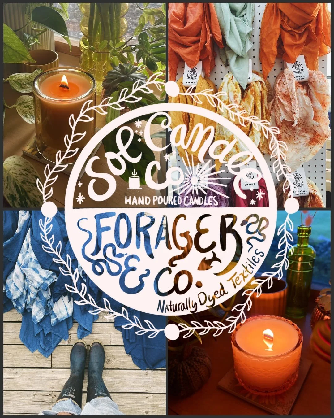 Hey friends! 🎄 We&rsquo;re teaming up to share a booth this weekend at the Nutcracker Faire in Homer. Come say hi and shop hand poured candles, naturally dyed goods, hand crafted cutting boards, and other great gifts.

We&rsquo;ll be there:
Saturday