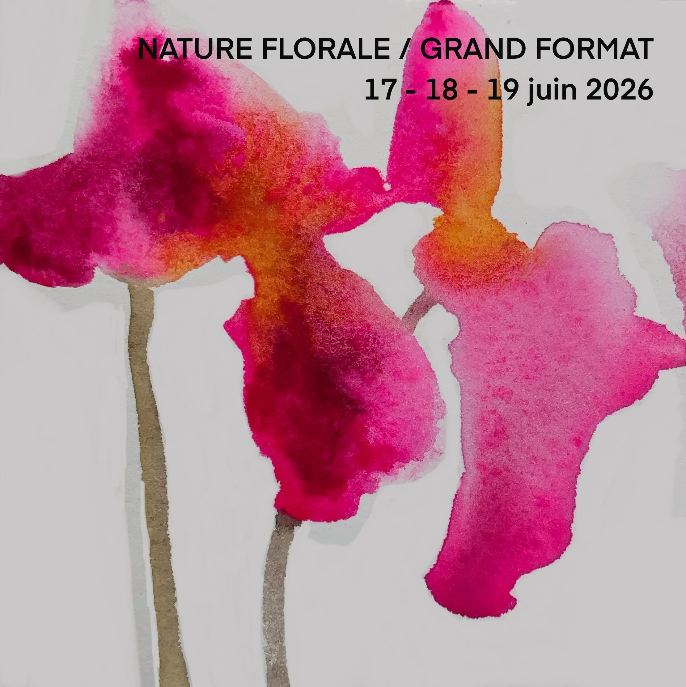 17 ,18 ,19 juin 2026 NATURE FLORALE / GRAND FORMAT