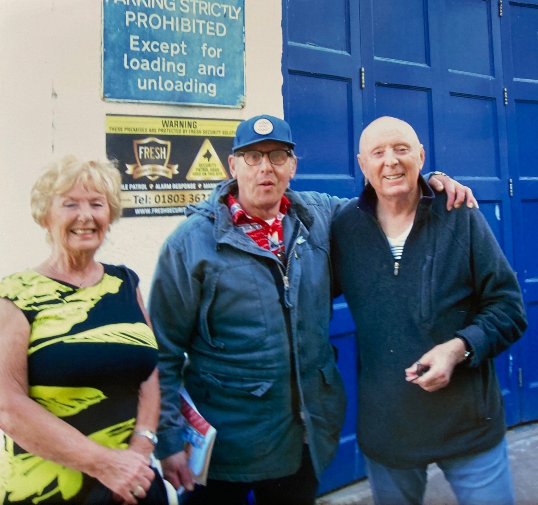 Sutty's very dear friend Steve, with Jasper and Pam.