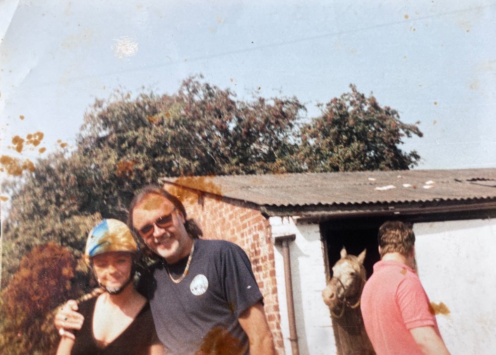 Billy and Suzi Mizzi at Suttys friends stables in Worcestershire