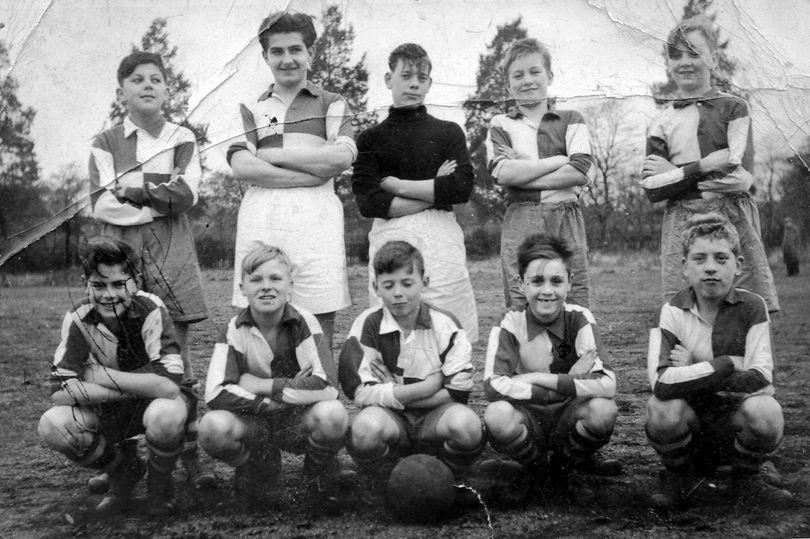 Billy Sutton is second from the right on the front row of this photo taken in 1952 and showing the football team of the 54th Boys Brigade, attached to St Martins in the Bull Ring and based in Dean Street