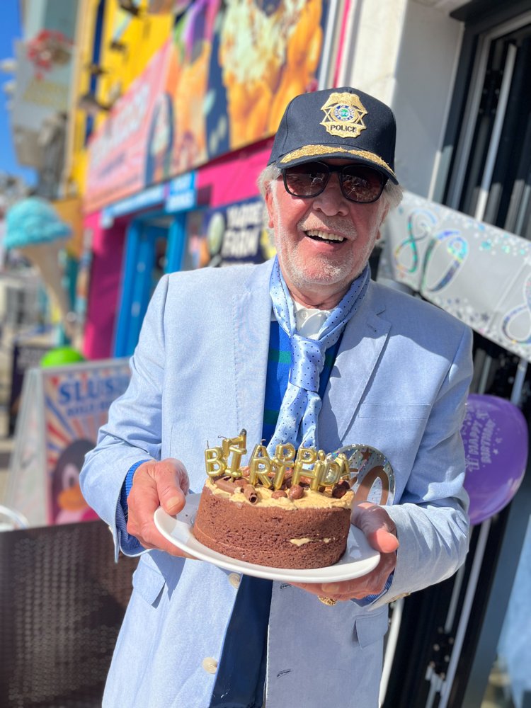 Billy and his Birthday Cake, I think he was just pleased he could blow all the candles out at once!
