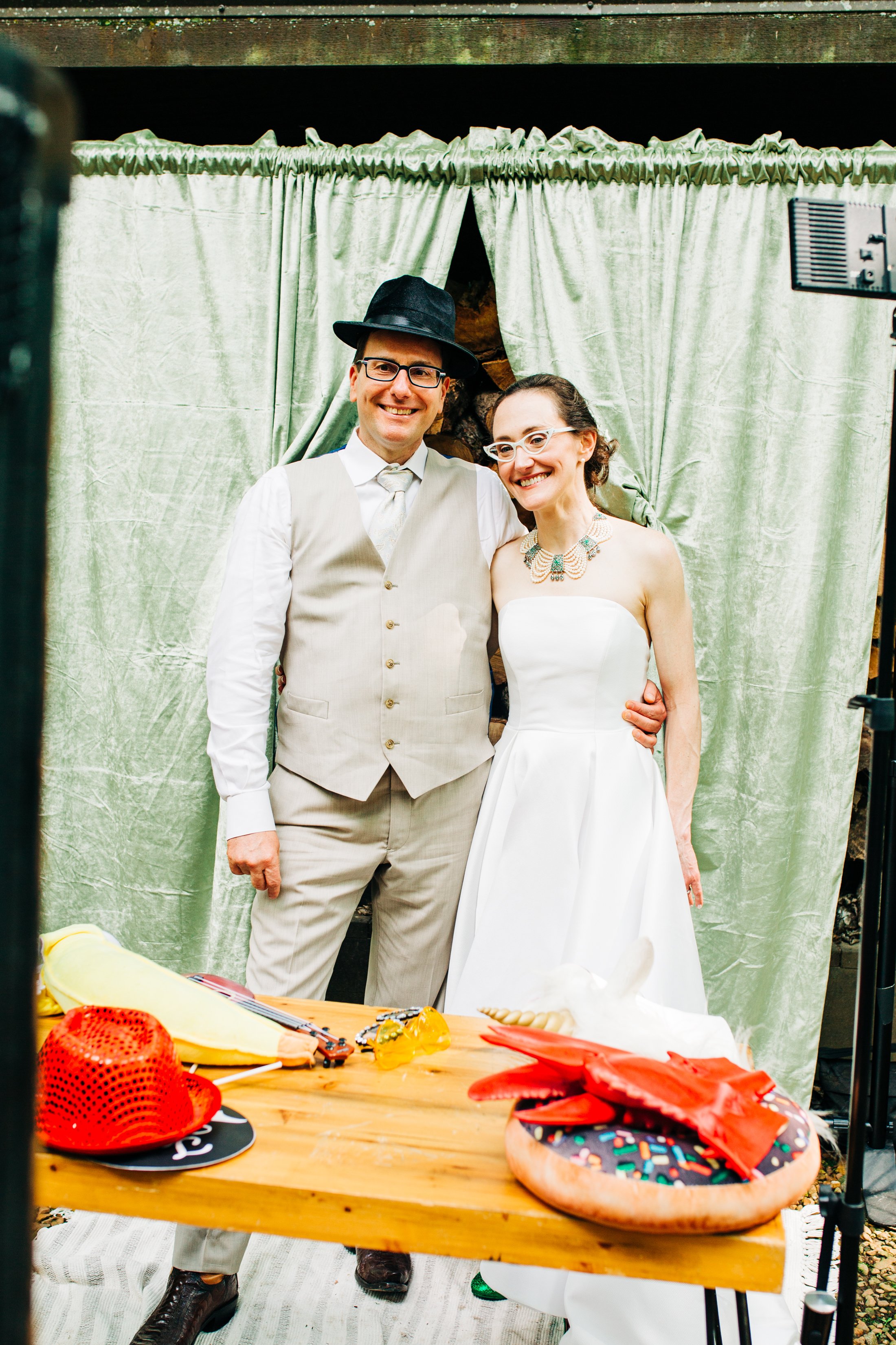 bride and groom open air rustic wild and free photo booth heber springs arkansas.jpg