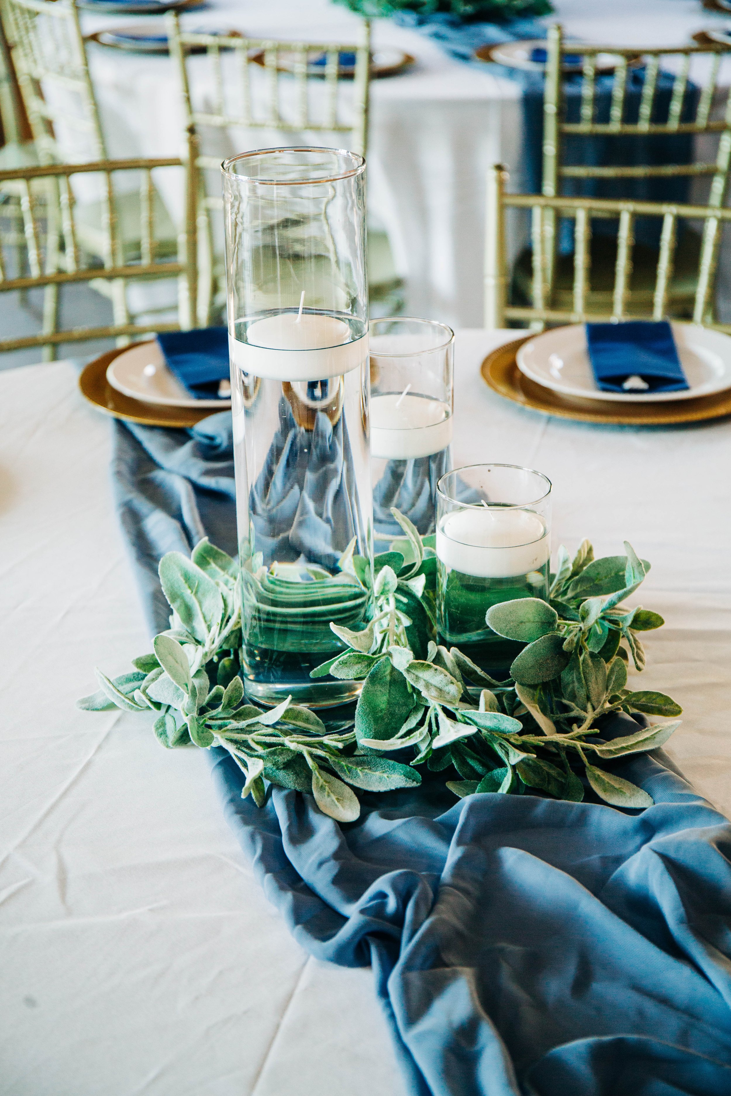 dusty blue wedding centerpieces.jpg