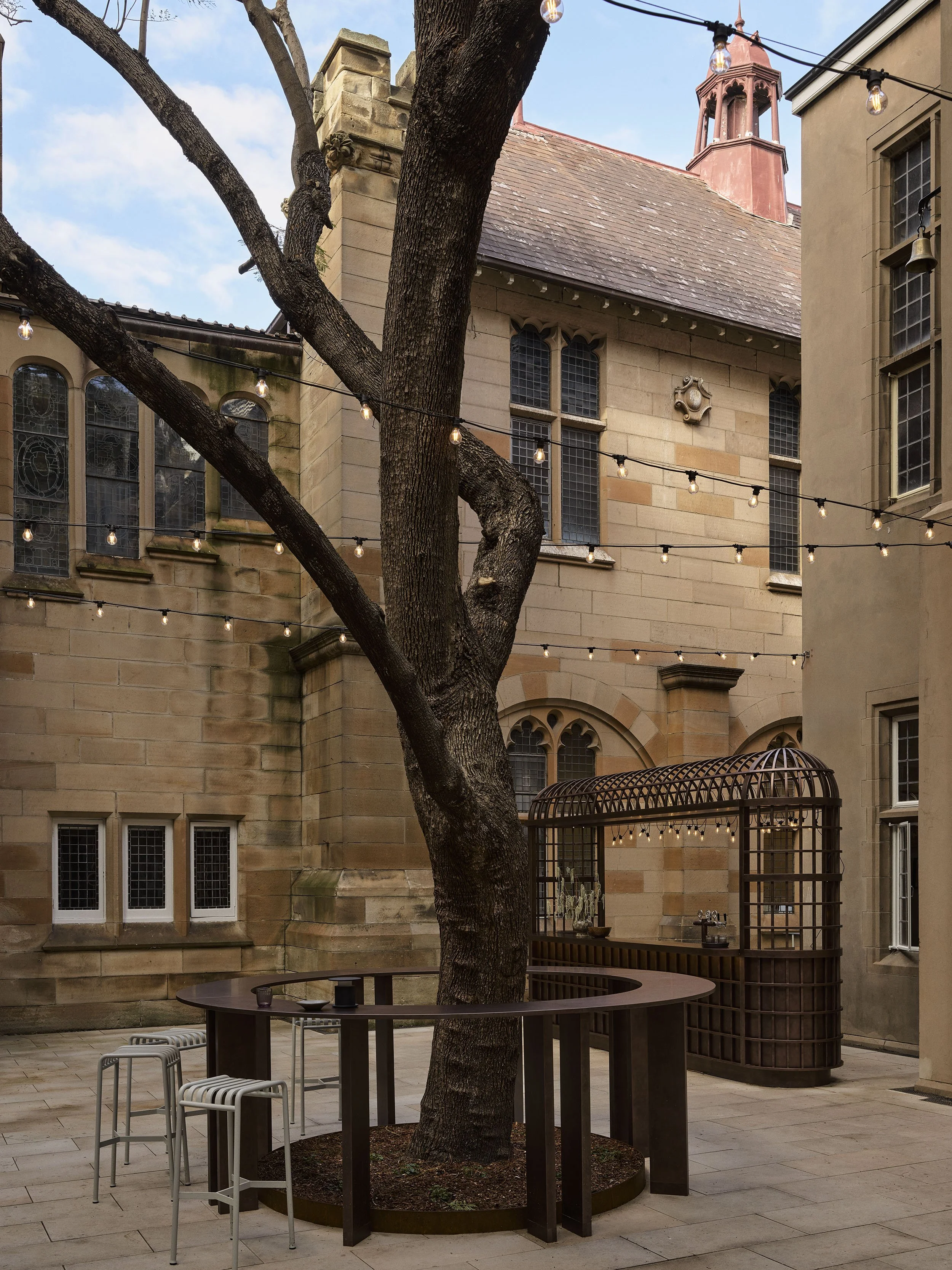 Michiru Higginbotham - St Andrew's College Courtyard - Courtyard Sandstone