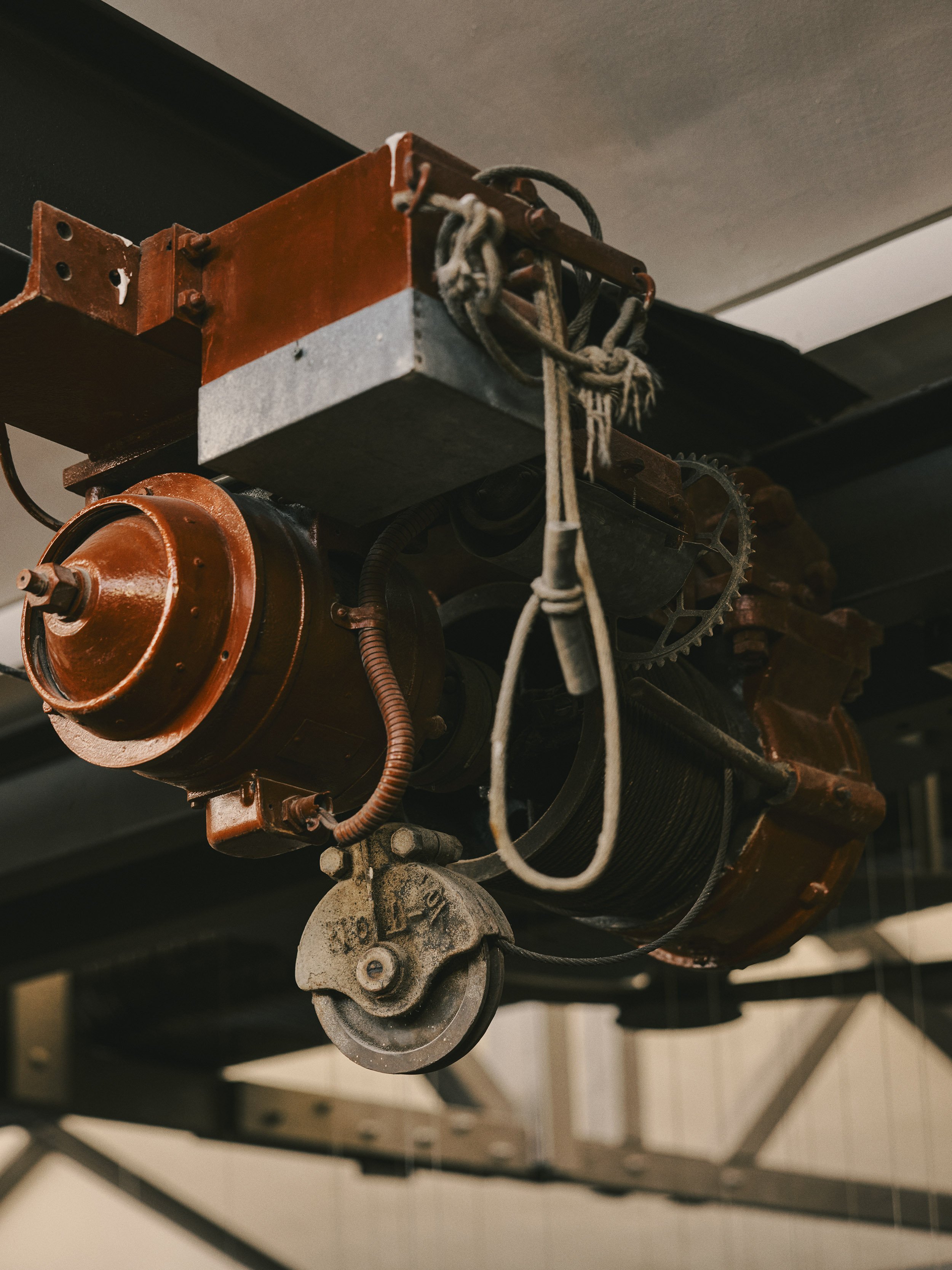 Michiru Higginbotham - The Bottle Cap Factory - Industrial Hoist