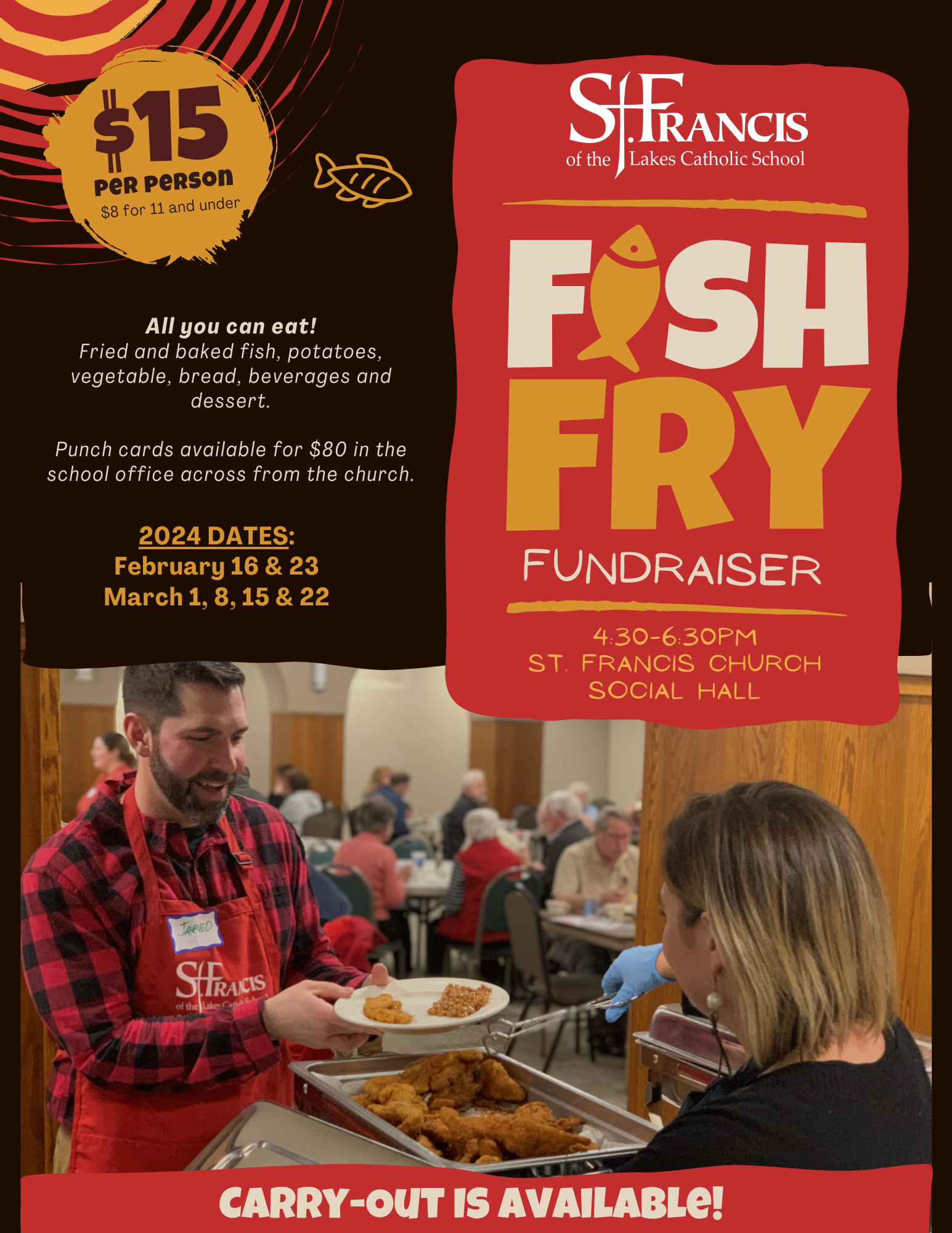 Clathi Fish SFOLS Fish Fry Fundraiser — Brainerd Catholic