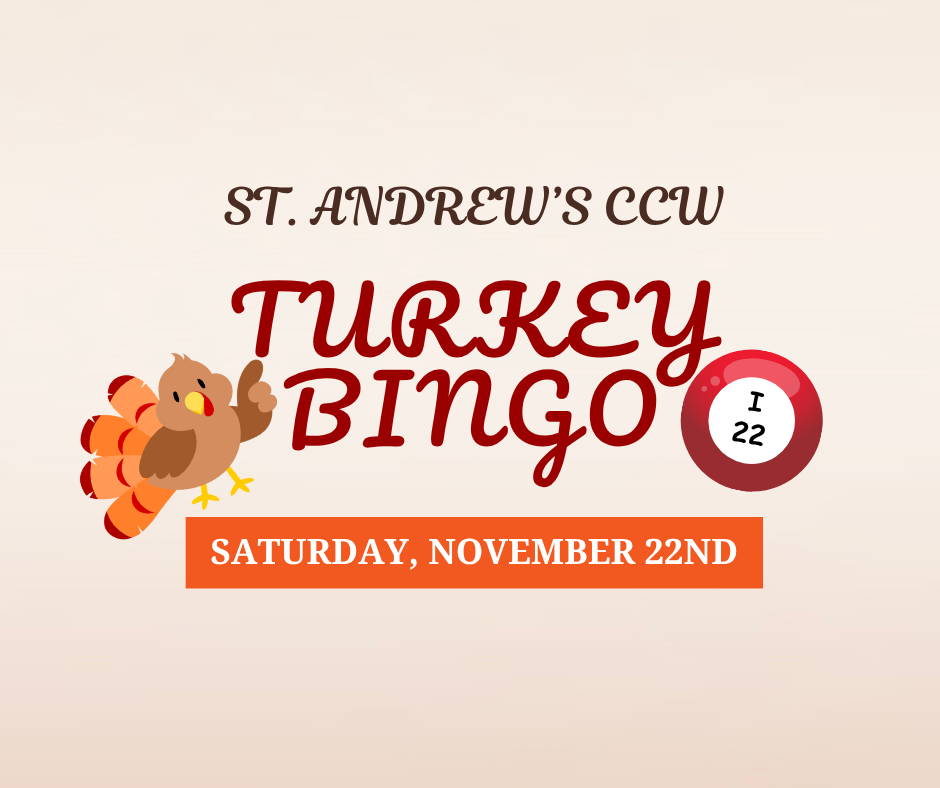 St. Andrew's CCW Turkey Bingo