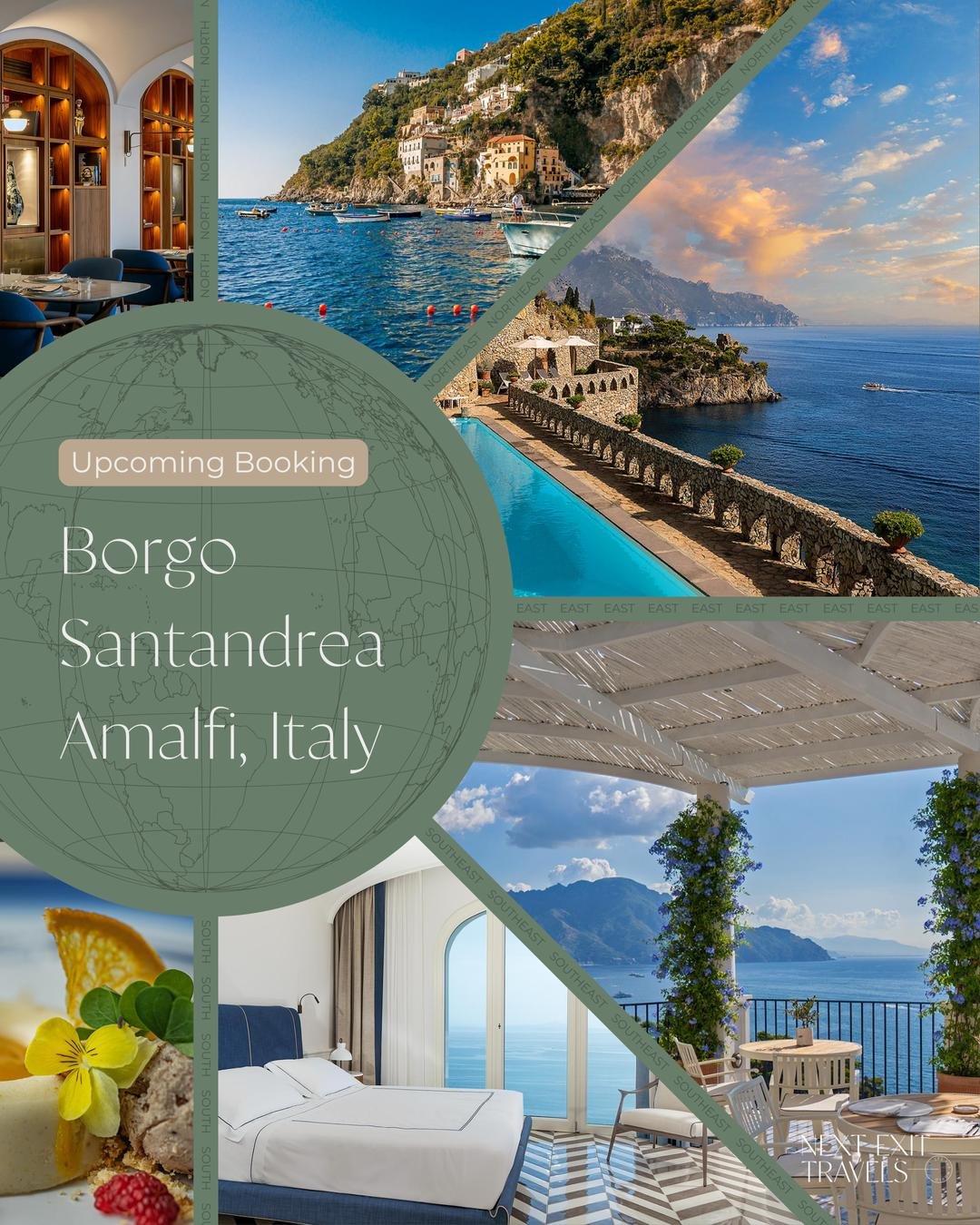 It's time for another Next Exit Upcoming Booking 🤗 When clients rave about a property for months after returning, we take note &mdash; @borgosantandreaamalfi continues to deliver 💌

This upcoming stay is for a family with older kids who travel for 